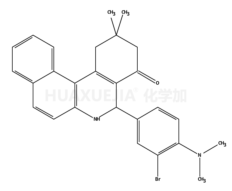 5-[3-bromo-4-(dimethylamino)phenyl]-2,2-dimethyl-1,3,5,6-tetrahydrobenzo[a]phenanthridin-4-one