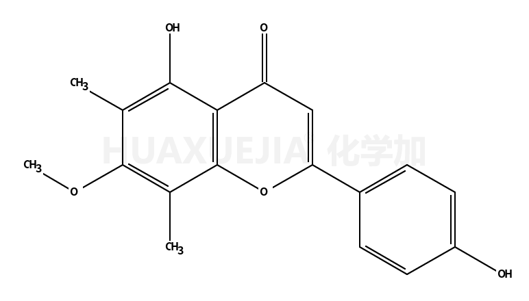 5-hydroxy-2-(4-hydroxyphenyl)-7-methoxy-6,8-dimethylchromen-4-one