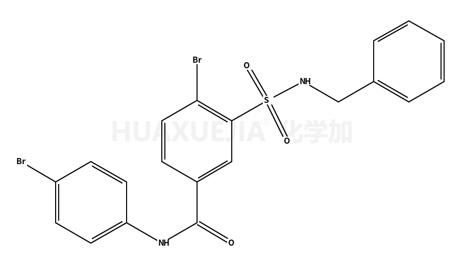 4-Bromo-N-(4-bromophenyl)-3-[[(phenylmethyl)amino]sulfonyl]benzamide