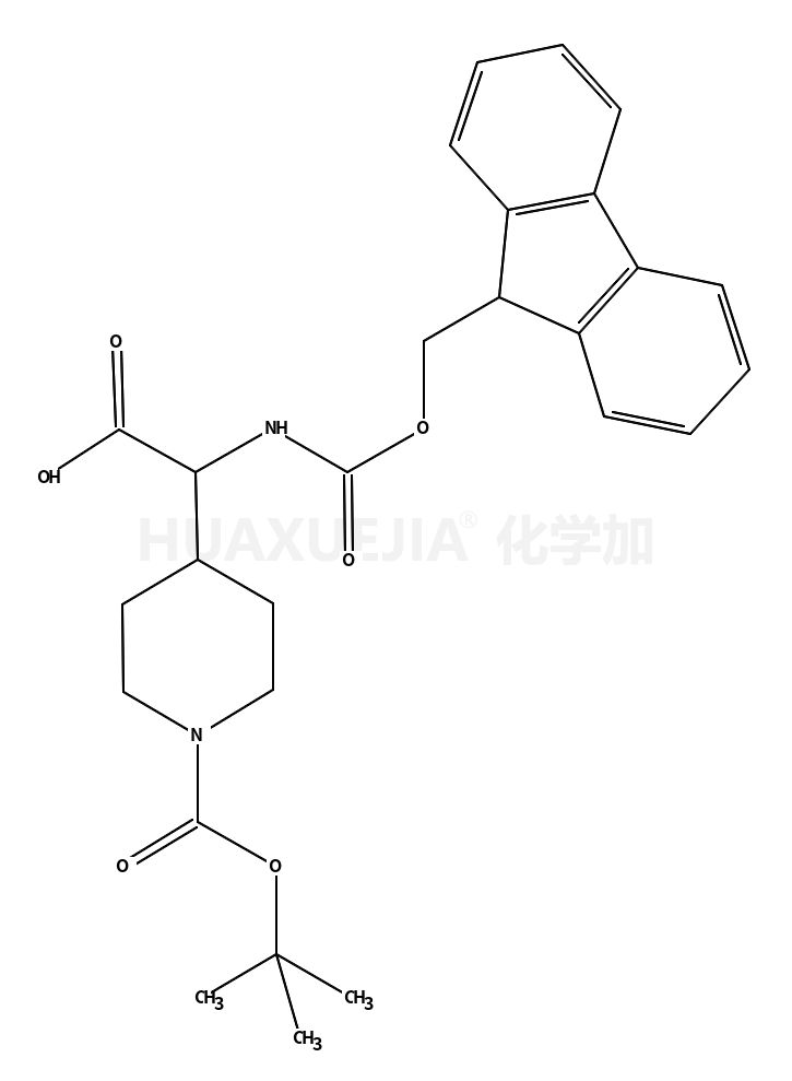 2-(Fmoc-氨基)-2-(1-boc-4-哌啶)乙酸