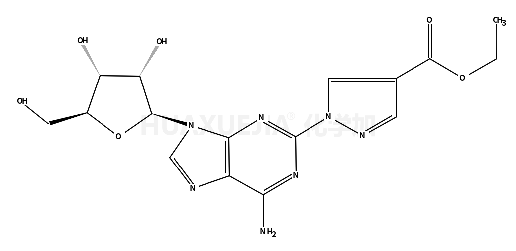 ethyl 1-[6-amino-9-[(2R,3R,4S,5R)-3,4-dihydroxy-5-(hydroxymethyl)oxolan-2-yl]purin-2-yl]pyrazole-4-carboxylate