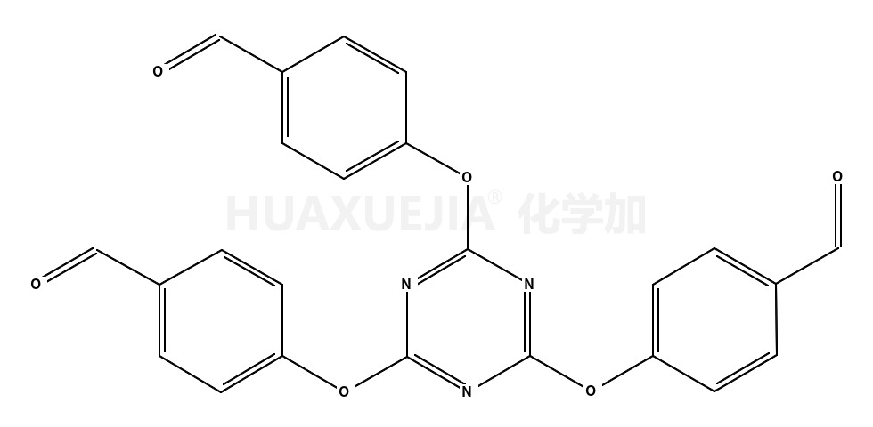 4-[[4,6-bis(4-formylphenoxy)-1,3,5-triazin-2-yl]oxy]benzaldehyde