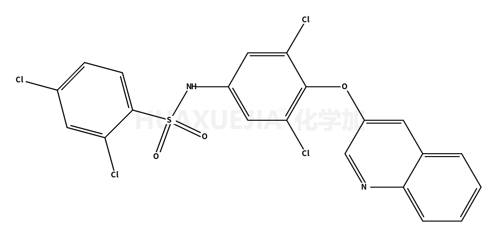 2,4-二氯-N-[3,5-二氯-4-(喹啉-3-基氧基)苯基]苯磺酰胺