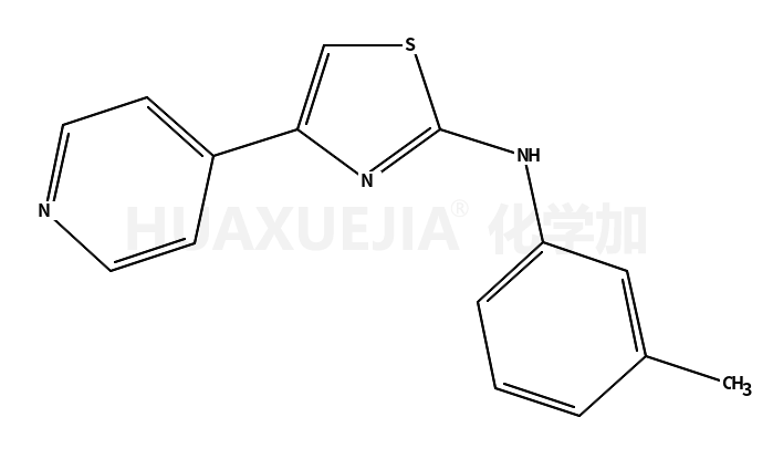 N-(3-甲基苯基)-4-(4-吡啶)-2-噻唑胺