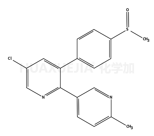 5-chloro-2-(6-methylpyridin-3-yl)-3-(4-methylsulfinylphenyl)pyridine