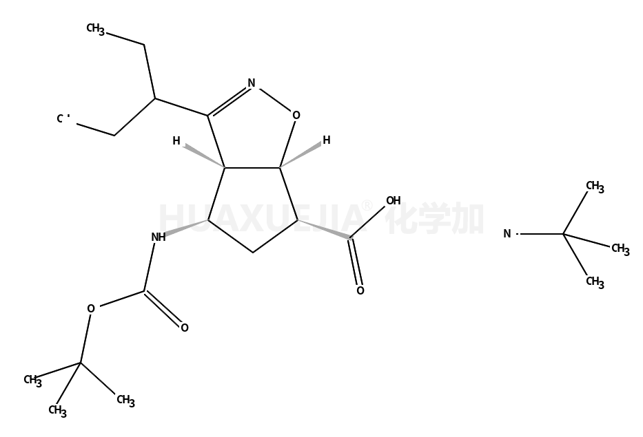 (3aR,4R,6S,6aS)-4-((叔丁氧羰基)氨基)-3-(戊烷-3-基)-4,5,6,6a-四氢-3aH-环戊烯[d]异恶唑-6-羧酸