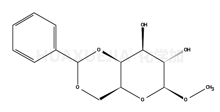 methyl 4，6-O-benzylidene-α-D-glucopyranoside