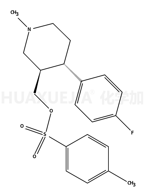 4-(4-氟苯)-1-甲基-3-[(4-甲苯磺酰氧基)甲基]哌啶