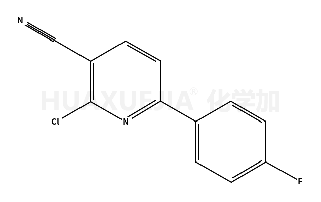 2-氯-6-(4-氟苯基)烟酸腈