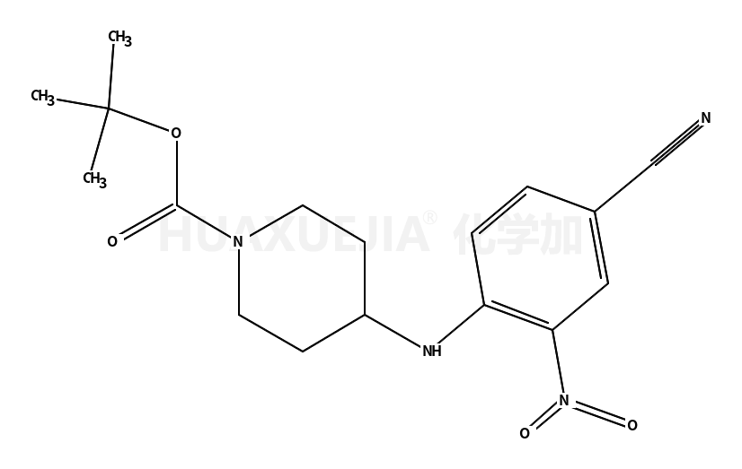 tert-butyl 4-(4-cyano-2-nitroanilino)piperidine-1-carboxylate