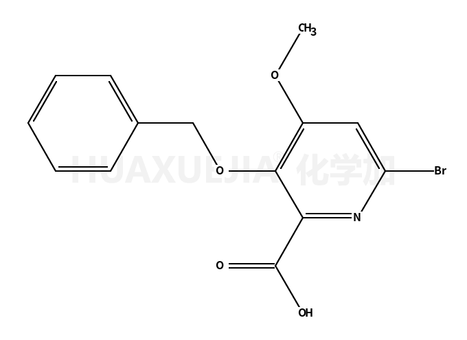 6-bromo-4-methoxy-3-phenylmethoxypyridine-2-carboxylic acid
