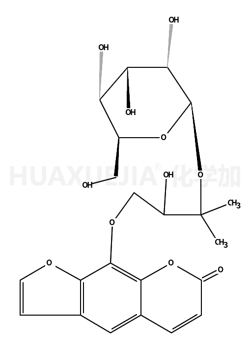 Heraclenol 3'-O-beta-D-glucopyra