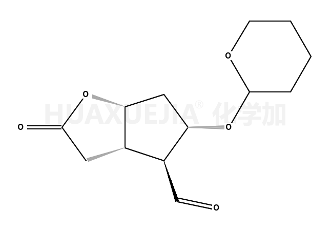 (3aR,4R,5R,6aS)-hexahydro-2-oxo-5-[(tetrahydro-2H-pyran-2-yl)oxy]-2H-cyclopenta[b]furan-4-carboxaldehyde