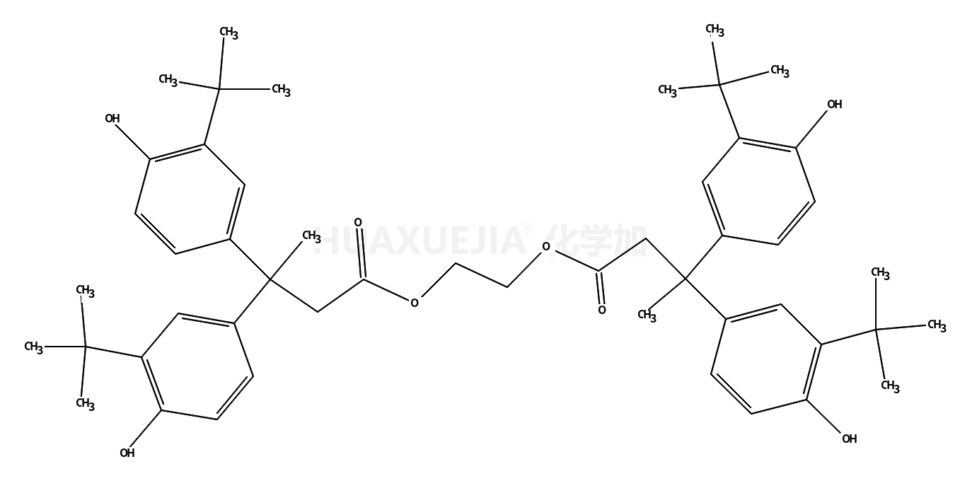 3-(1,1-二甲基乙基)-Β-[3-(1,1-二甲基乙基)-4-羟苯基]-4-羟基-Β-甲基苯甲酸-1,2-亚乙基酯