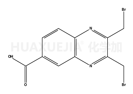 6-Quinoxalinecarboxylic acid, 2,3-bis(bromomethyl)-