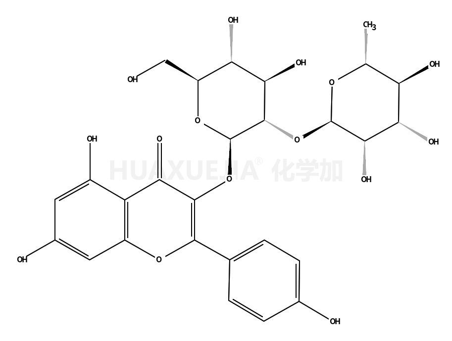 5,7-Dihydroxy-2-(4-hydroxyphenyl)-4-oxo-4H-chromen-3-yl 2-O-(6-de oxy-α-L-mannopyranosyl)-β-D-glucopyranoside