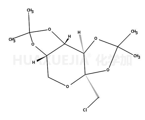 1-chloro-O2,O3,O4,O5-diisopropylidene-β-D-1-deoxy-fructopyranose