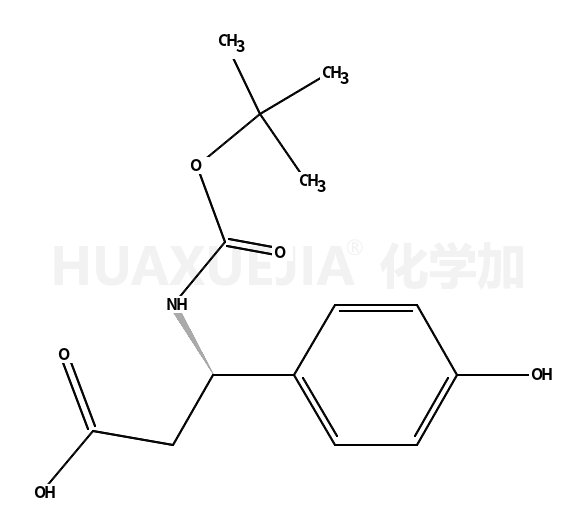(R)-N-叔丁氧羰基-3-氨基-3-(4-羟基苯基)丙酸
