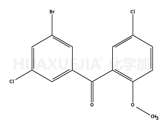 (3-bromo-5-chlorophenyl)-(5-chloro-2-methoxyphenyl)methanone