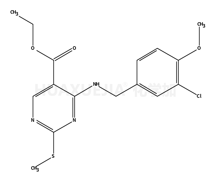 2-巰甲基-4-（3-氯-4-甲氧基芐氨基）-5-嘧啶羧酸乙酯