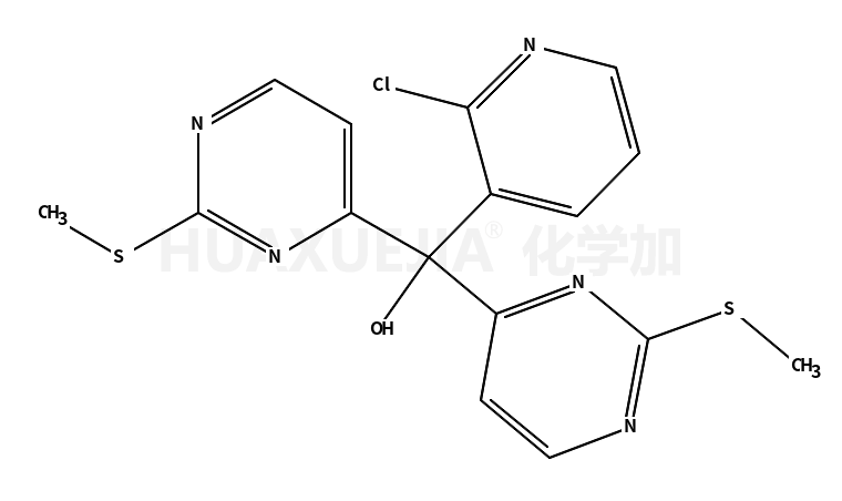 (2-chloropyridin-3-yl)-bis(2-methylsulfanylpyrimidin-4-yl)methanol