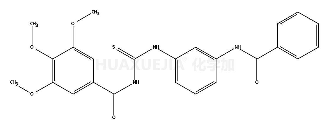 N-[(3-benzamidophenyl)carbamothioyl]-3,4,5-trimethoxybenzamide