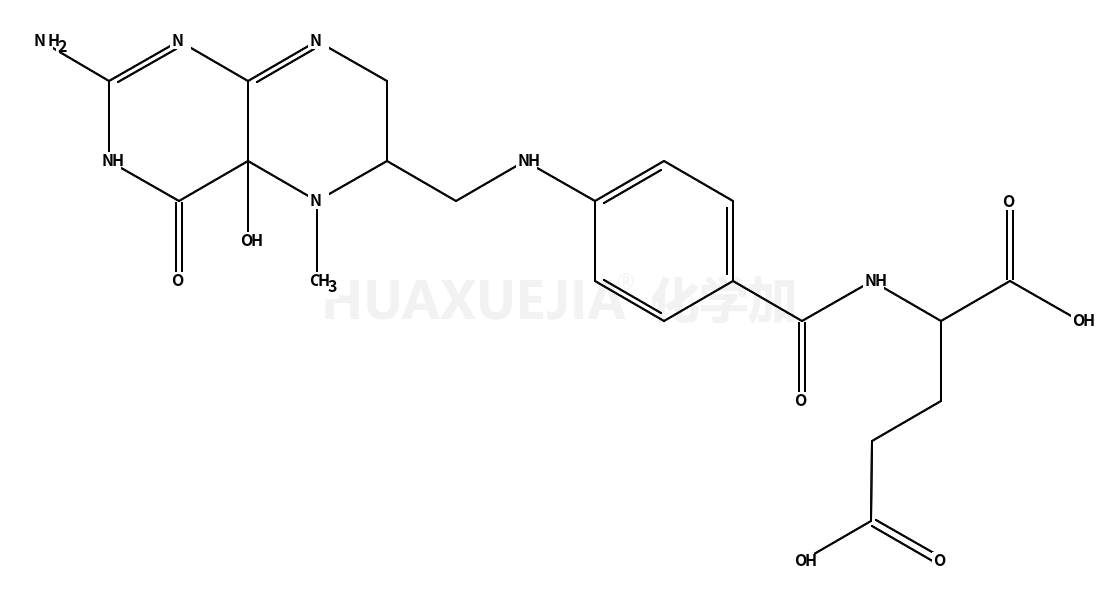 N-(4-{[(2-Amino-4a-hydroxy-5-methyl-4-oxo-1,4,4a,5,6,7-hexahydro- 6-pteridinyl)methyl]amino}benzoyl)-L-glutamic acid