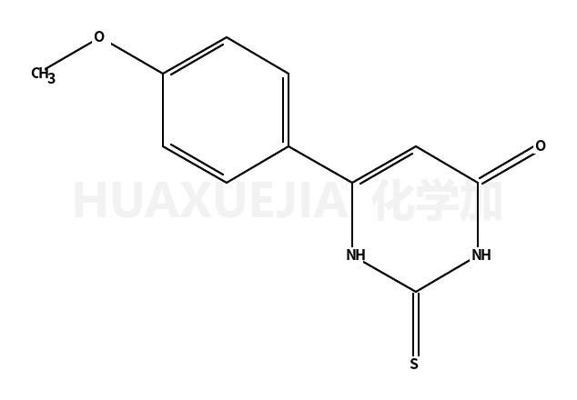 2,3-二氢-6-(4-甲氧基苯基)-2-硫氧代-4(1h)-嘧啶酮