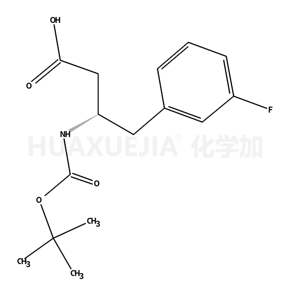 BOC-(R)-3-氨基-4-(3-氟苯基)-丁酸