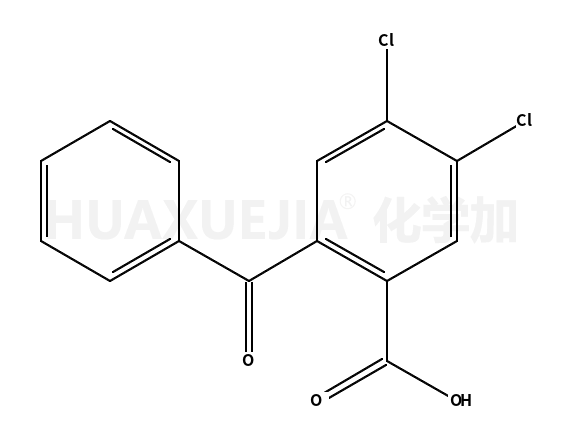 2-benzoyl-4,5-dichloro-benzoic acid