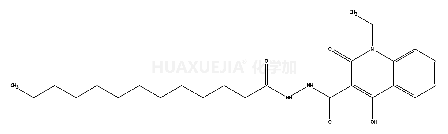 1-ethyl-4-hydroxy-2-oxo-N'-tridecanoylquinoline-3-carbohydrazide