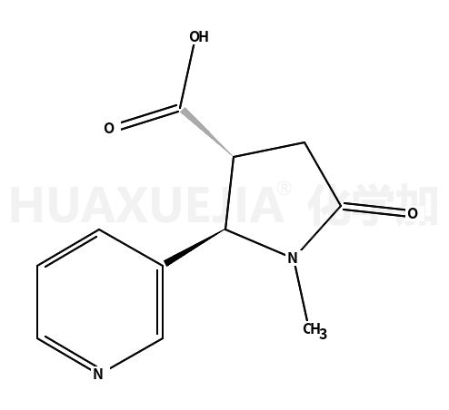 反-1-甲基-4-羧基-5-(3-吡啶基)-2-吡咯烷酮