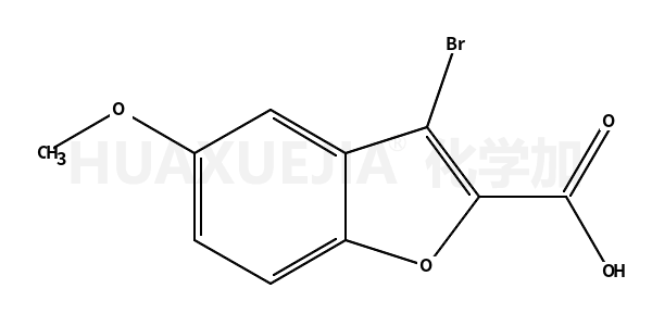 3-溴-5-甲氧基苯并呋喃-2-羧酸
