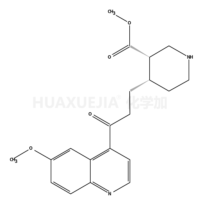 methyl (3R,4R)-4-[3-(6-methoxyquinolin-4-yl)-3-oxopropyl]piperidine-3-carboxylate