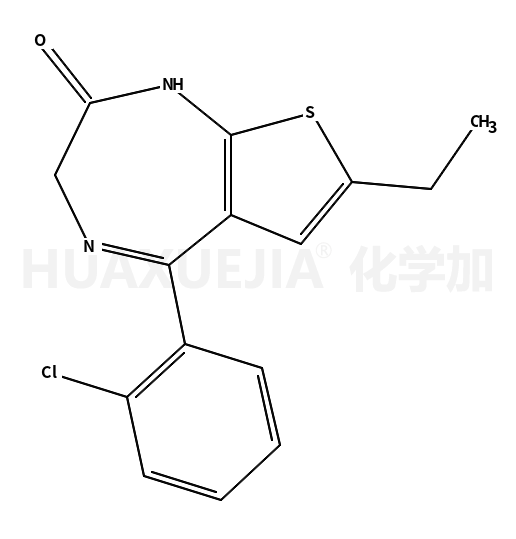 1,3-二氢-5-(邻氯苯基)-7-乙基-2H-噻吩(2,3-e)氮杂卓-2-酮