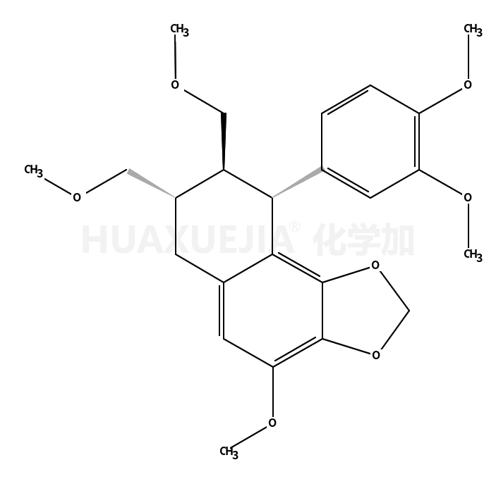(7S,8S,9R)-9-(3,4-二甲氧基苯基)-6,7,8,9-四氢-4-甲氧基-7,8-双(甲氧基甲基)萘并[1,2-D]-1,3-二恶茂
