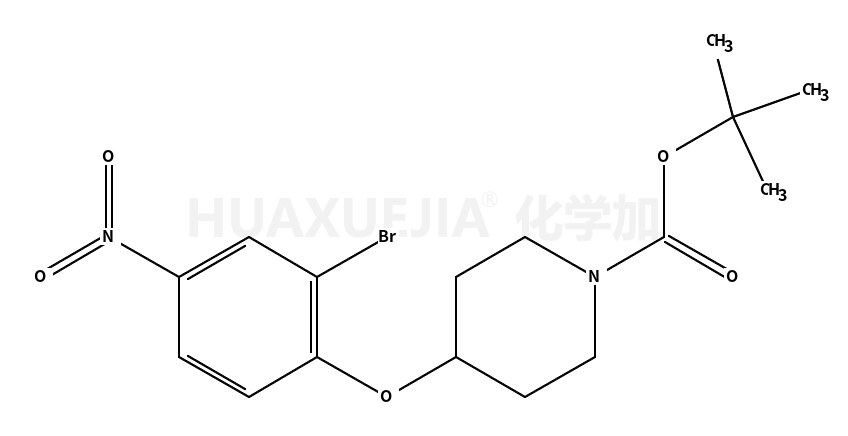 T-BUTYL 4-(2-BROMO-4-NITROPHENOXY)PIPERIDINE-1-CARBOXYLATE