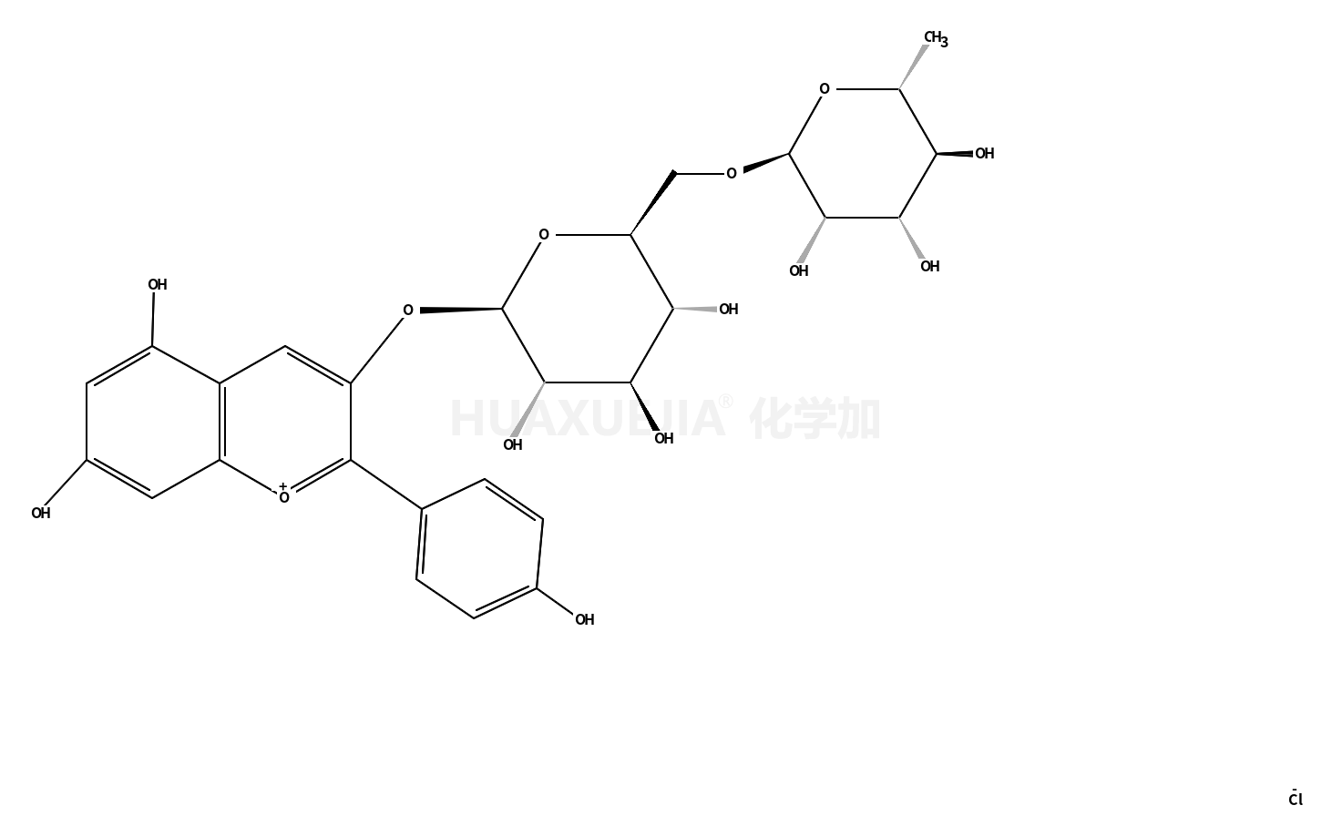 3-蕓香糖苷-天竺葵色素