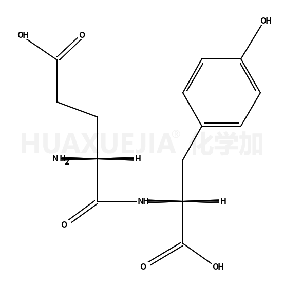 4-amino-5-[[1-carboxy-2-(4-hydroxyphenyl)ethyl]amino]-5-oxopentanoic acid