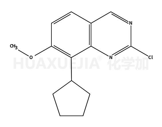 Quinazoline, 2-​chloro-​8-​cyclopentyl-​7-​methoxy-