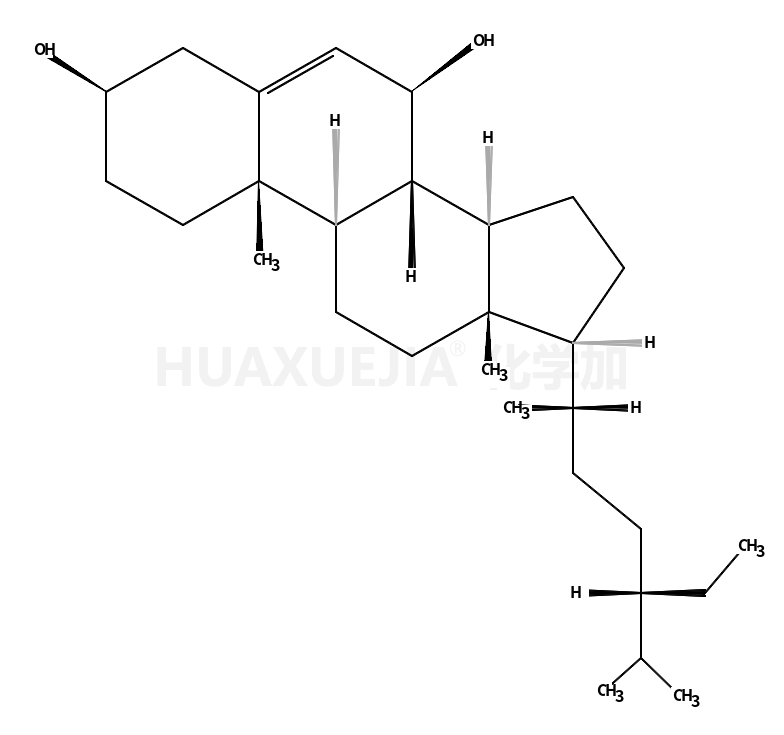 3β，7α-二羟-豆甾-5-烯