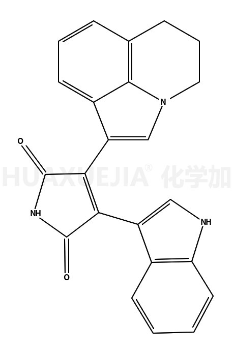 3-(5,6-Dihydro-4H-pyrrolo[3,2,1-ij]quinolin-1-yl)-4-(1H-indol-3-y l)-1H-pyrrole-2,5-dione
