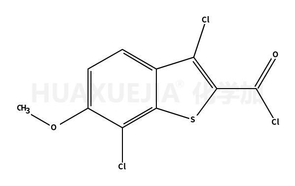 3,7-二氯-6-甲氧基苯并噻酚-2-甲酰氯