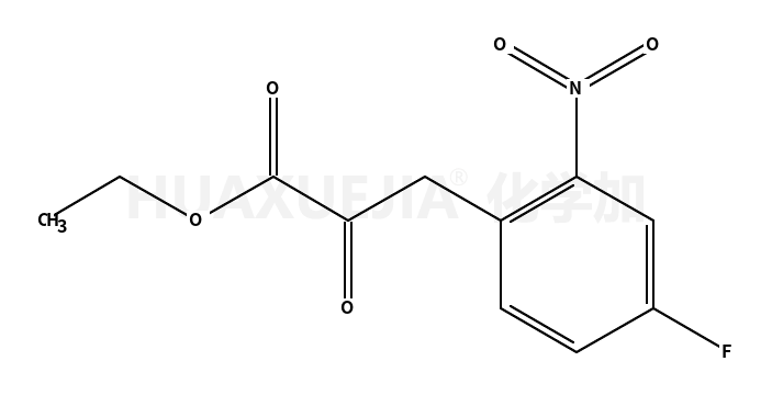 Ethyl 3-(4-fluoro-2-nitrophenyl)-2-oxopropanoate