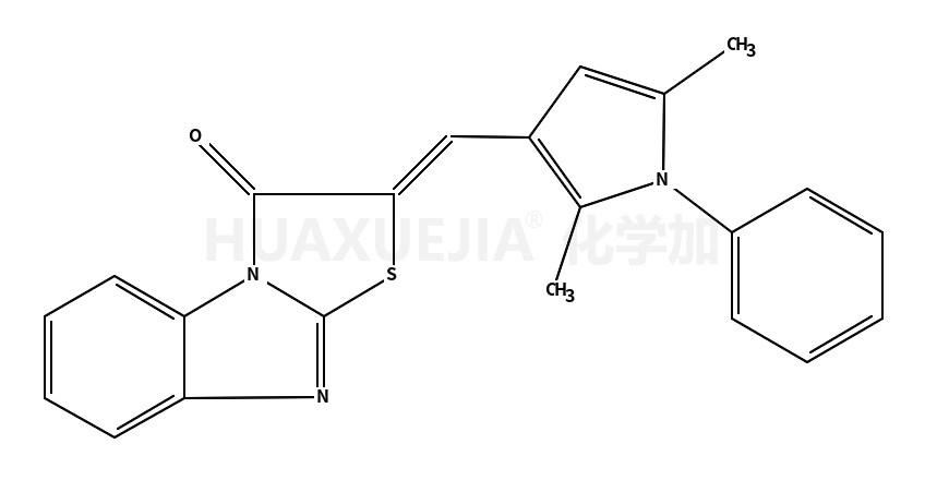 （E）-2-[（2,5-二甲基-1-苯基-1H-吡咯-3-基）亚甲基]噻唑并[3,2-a〕苯并咪唑-3（2H）-酮