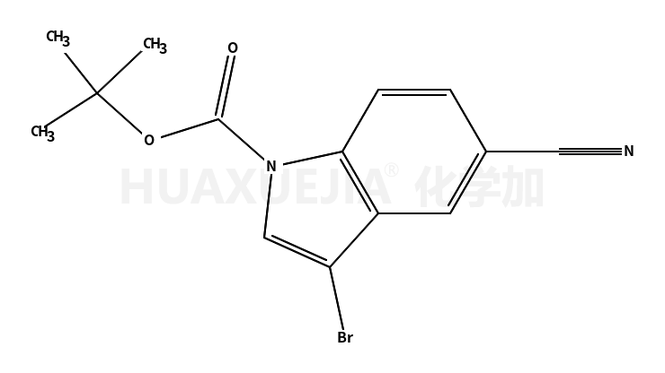 3-溴-5-氰基吲哚-1-羧酸叔丁酯