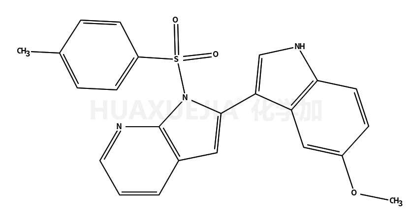 2-(5-甲氧基-1H-吲哚-3-基)-1-甲苯磺酰-1H-吡咯并[2,3-b]吡啶