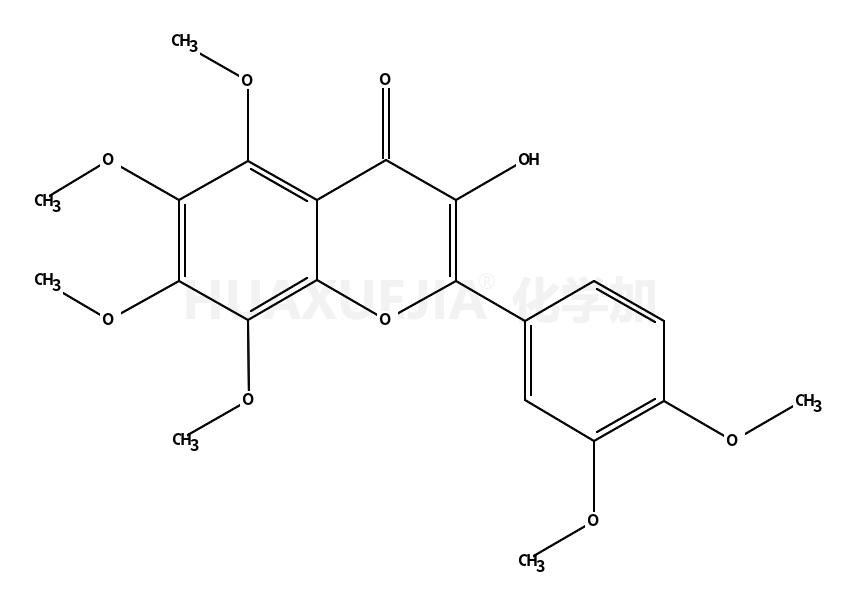 2-(3,4-dimethoxyphenyl)-3-hydroxy-5,6,7,8-tetramethoxychromen-4-one