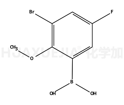 3-溴-5-氟-2-甲氧基苯硼酸