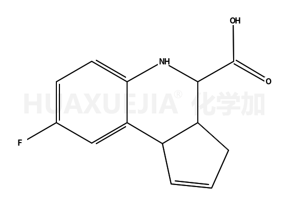 8-氟-3a,4,5,9b-四氢-3H-环戊并[c]-喹啉-4-羧酸